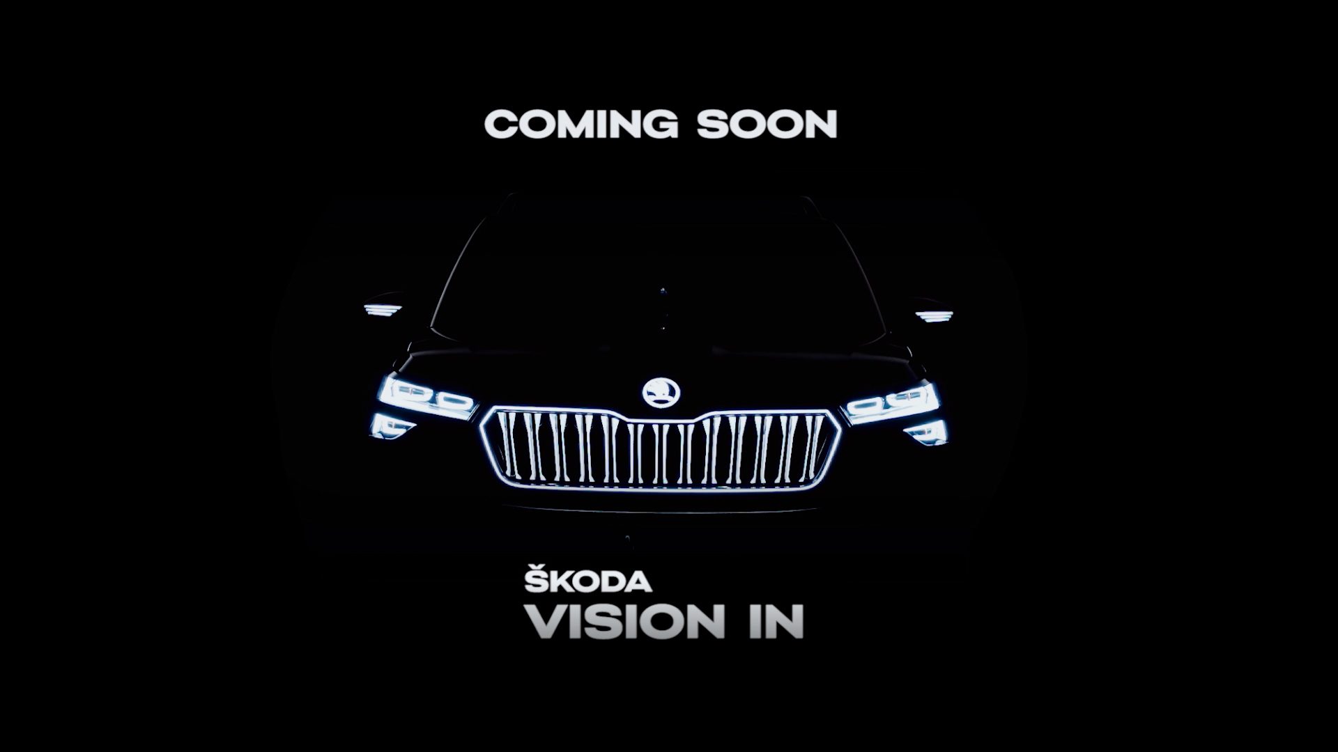 2020 Skoda Vision IN Teaser Reveals Crystalline Elements, Illuminated Grille