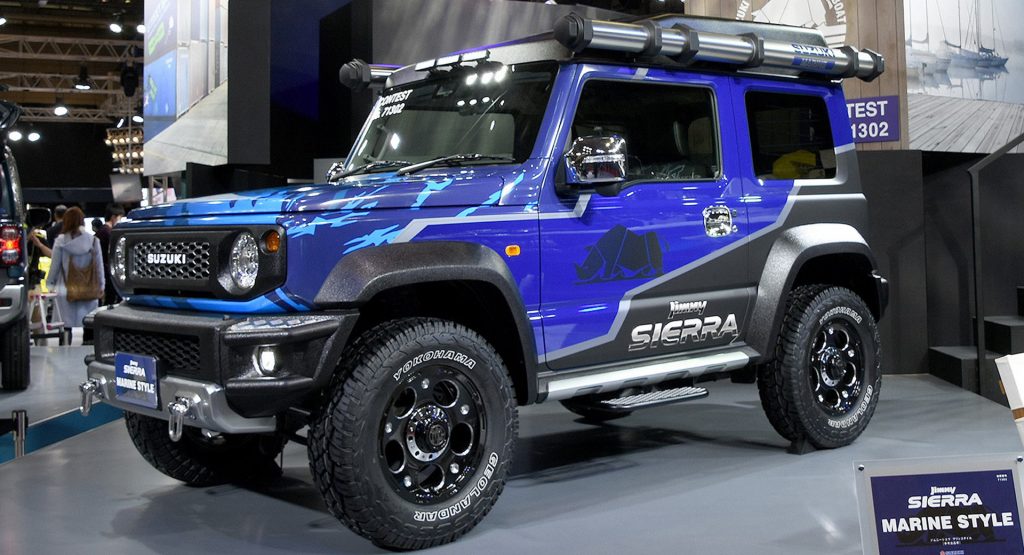  Suzuki Makes The Jimny Even Cooler With The Sierra Marine Style