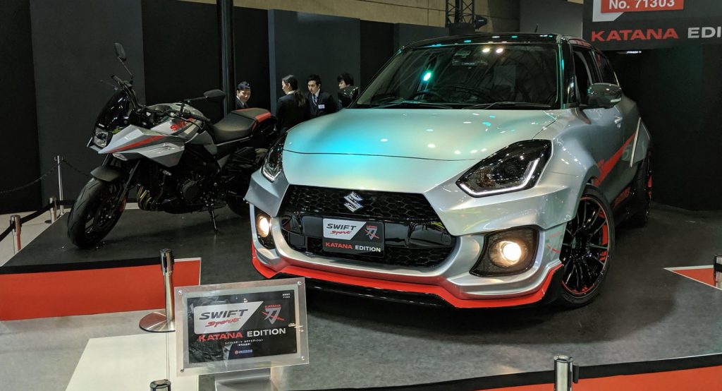  Suzuki’s Angry Swift Sport Katana II Edition Muscles Up With Flared Fenders In Tokyo