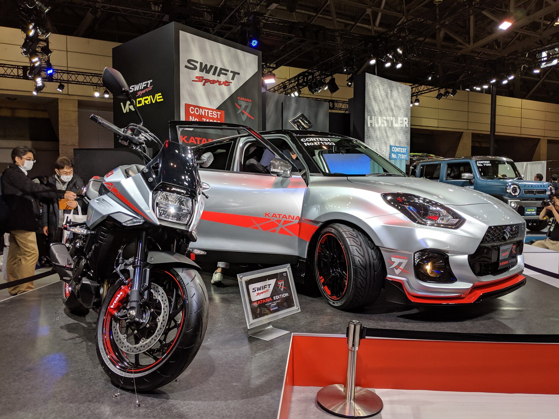 Suzuki’s Angry Swift Sport Katana II Edition Muscles Up With Flared Fenders In Tokyo