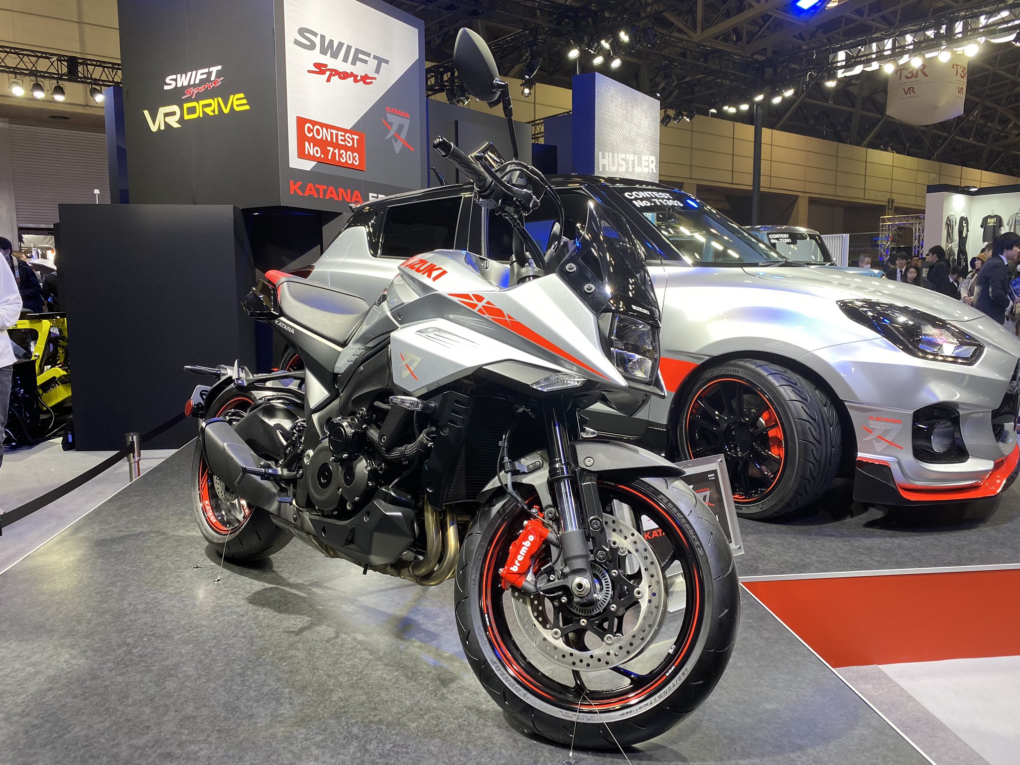 Suzuki’s Angry Swift Sport Katana II Edition Muscles Up With Flared Fenders In Tokyo