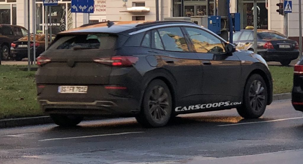 U Spy The 2021 VW ID.4 Electric Crossover With Very Little Camouflage