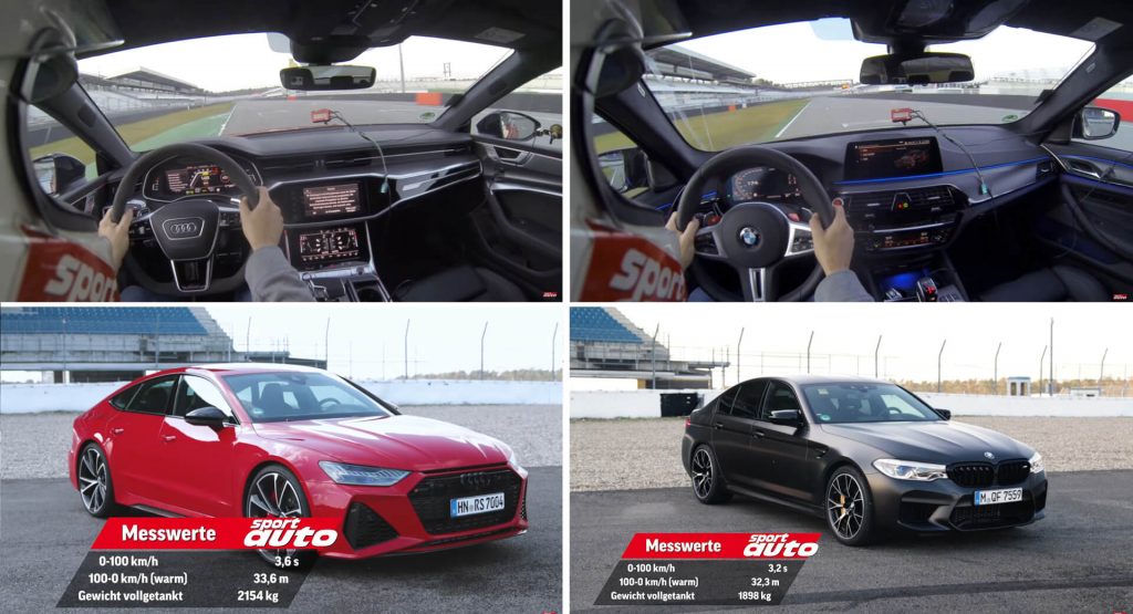  Audi RS7 Sportback Vs. BMW M5 Competition: Which One’s Quicker On Track?
