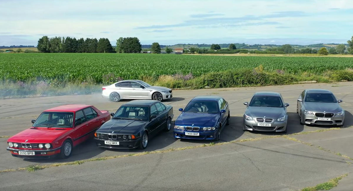 Tiff Needell Samples Every Single Bmw M5 In History But Which One Is Your Favorite Carscoops