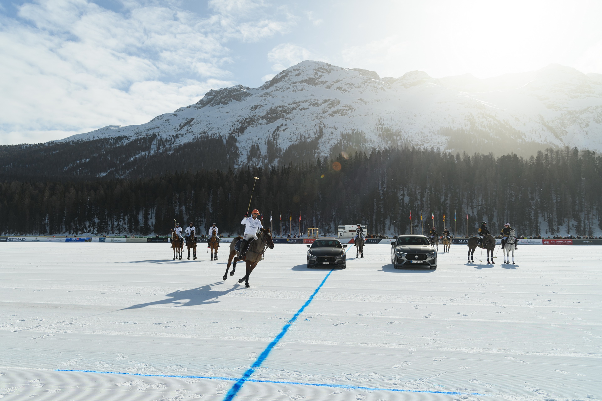 Maserati Levante Royale Makes Dynamic Debut At Snow Polo World Cup