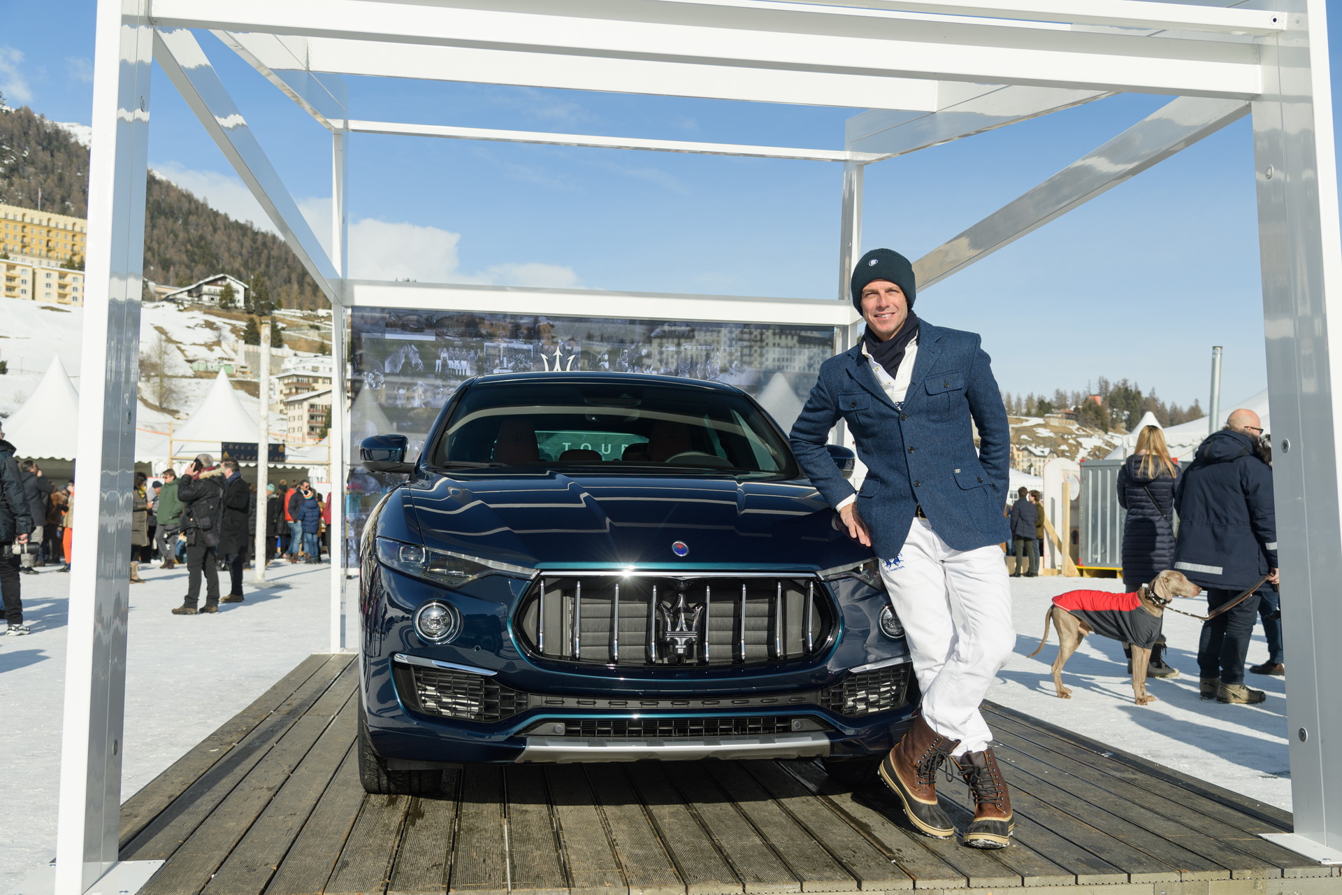 Maserati Levante Royale Makes Dynamic Debut At Snow Polo World Cup