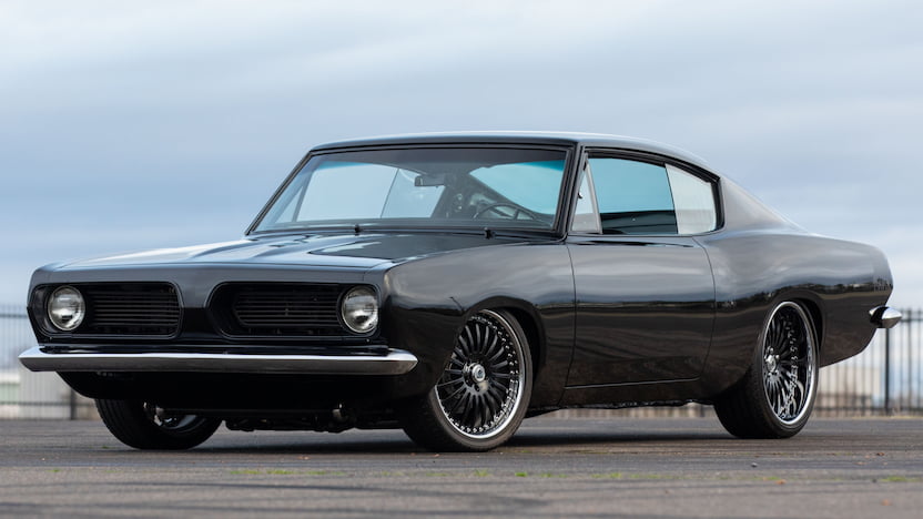 Black To The Bone 1967 Plymouth Barracuda Marries Classic Looks With Modern Power