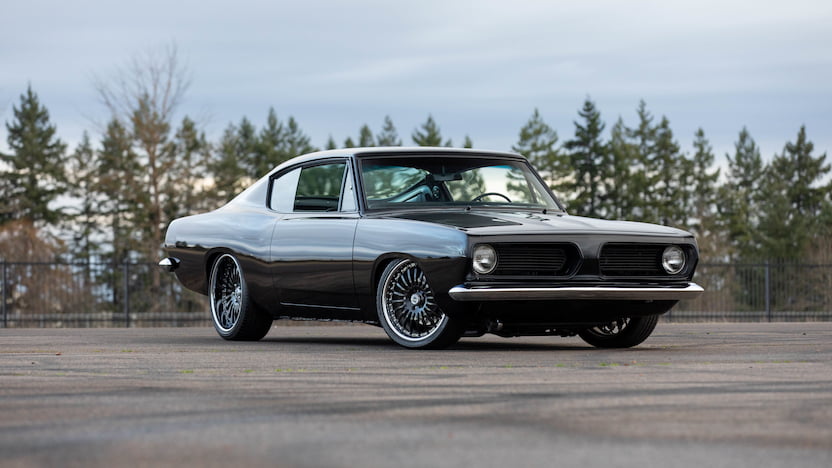 Black To The Bone 1967 Plymouth Barracuda Marries Classic Looks With Modern Power