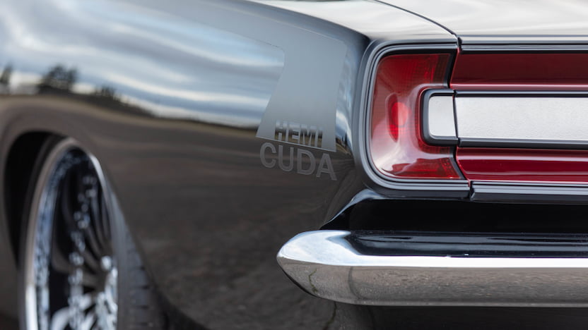 Black To The Bone 1967 Plymouth Barracuda Marries Classic Looks With Modern Power