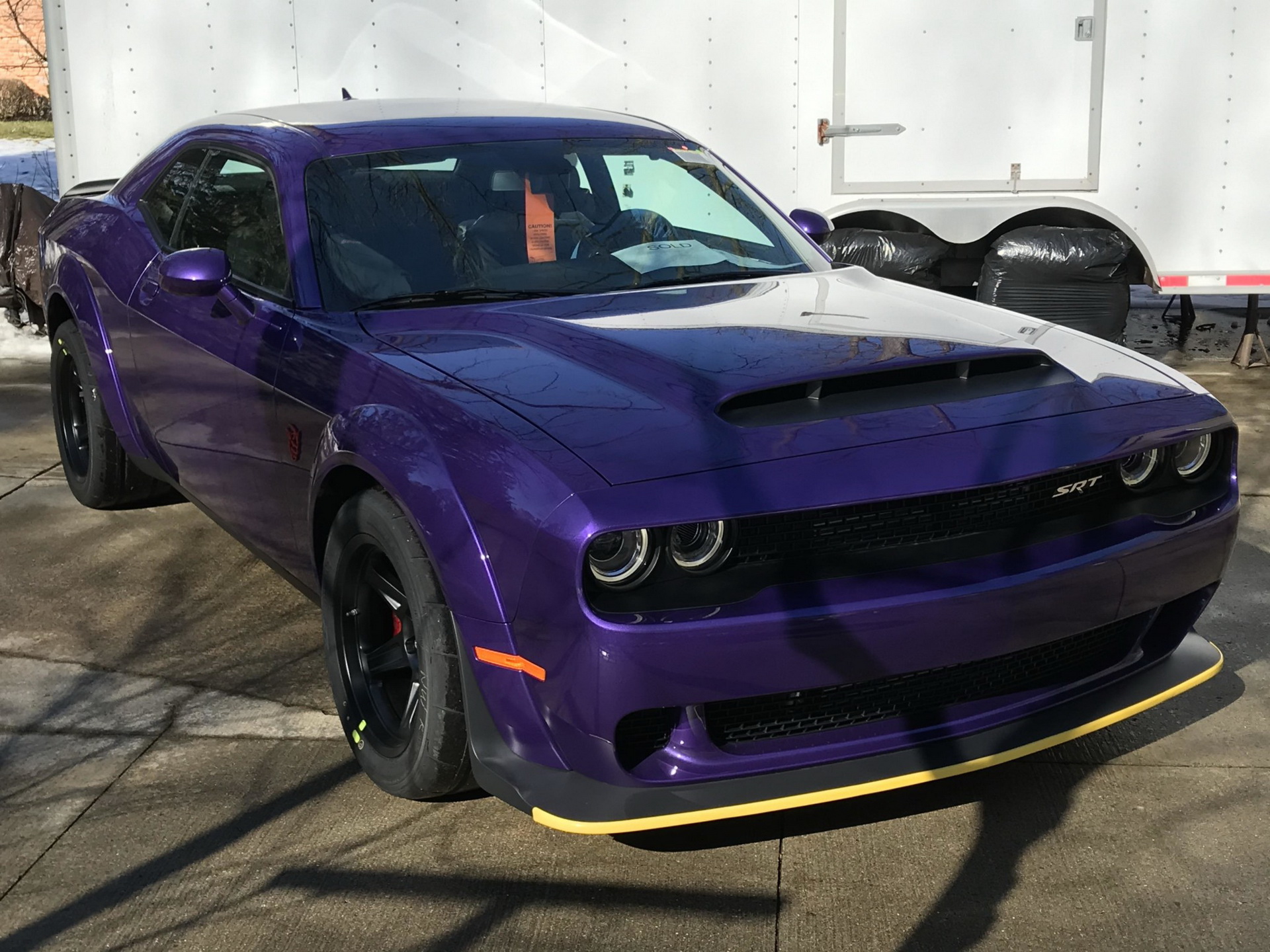 The Power Of This 2018 Dodge Challenger Demon With Factory Miles Compels You To Buy