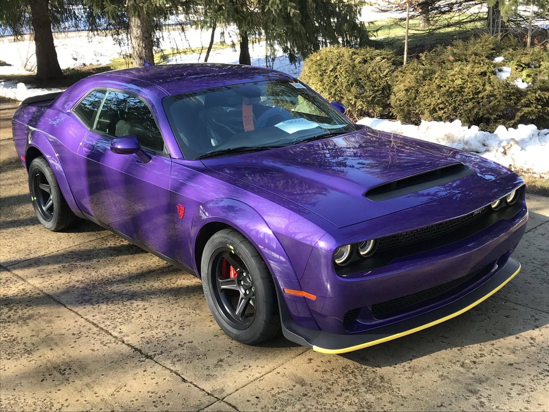 The Power Of This 2018 Dodge Challenger Demon With Factory Miles Compels You To Buy