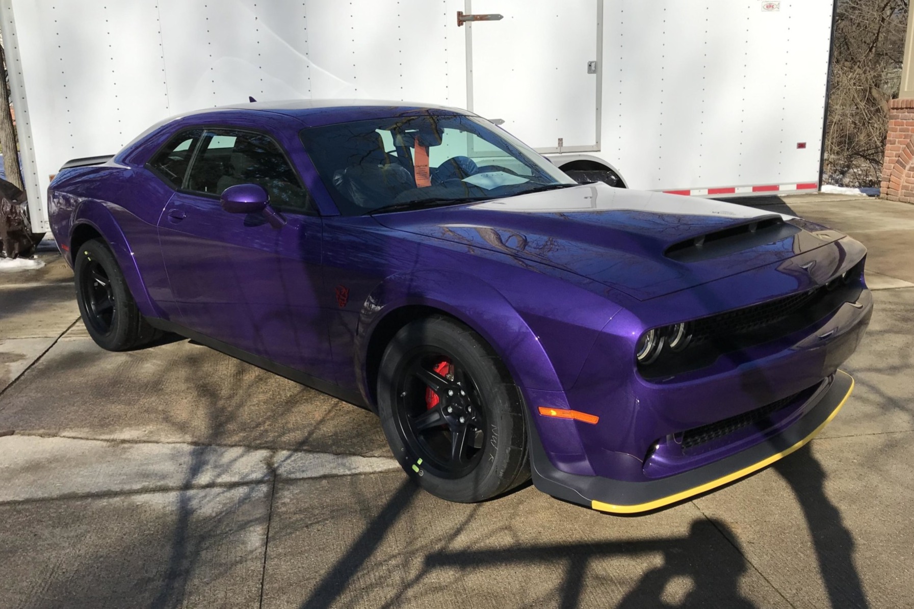 The Power Of This 2018 Dodge Challenger Demon With Factory Miles Compels You To Buy