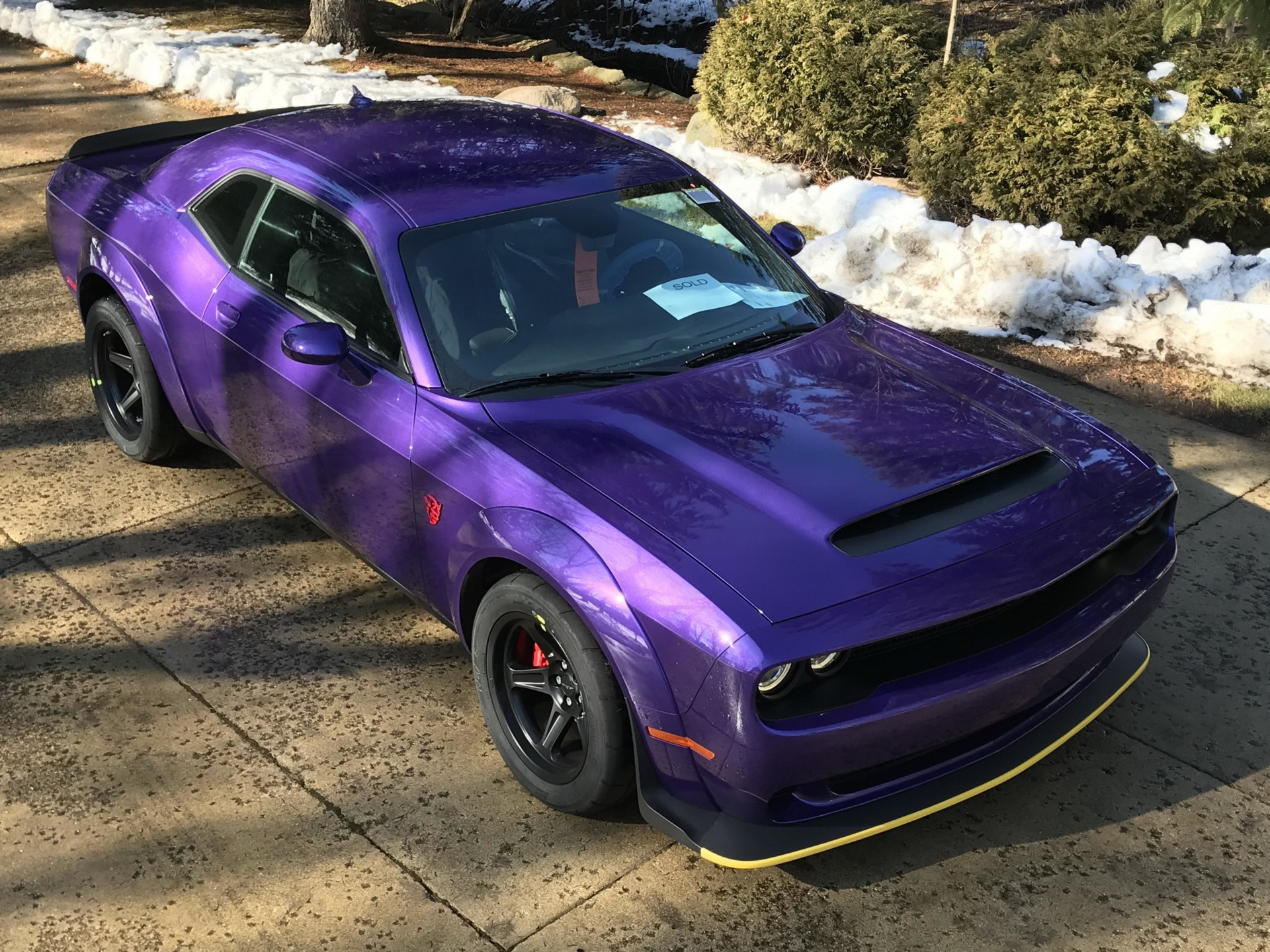 The Power Of This 2018 Dodge Challenger Demon With Factory Miles Compels You To Buy
