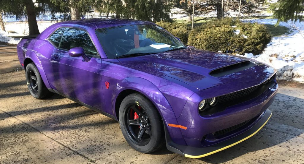  The Power Of This 2018 Dodge Challenger Demon With Factory Miles Compels You To Buy