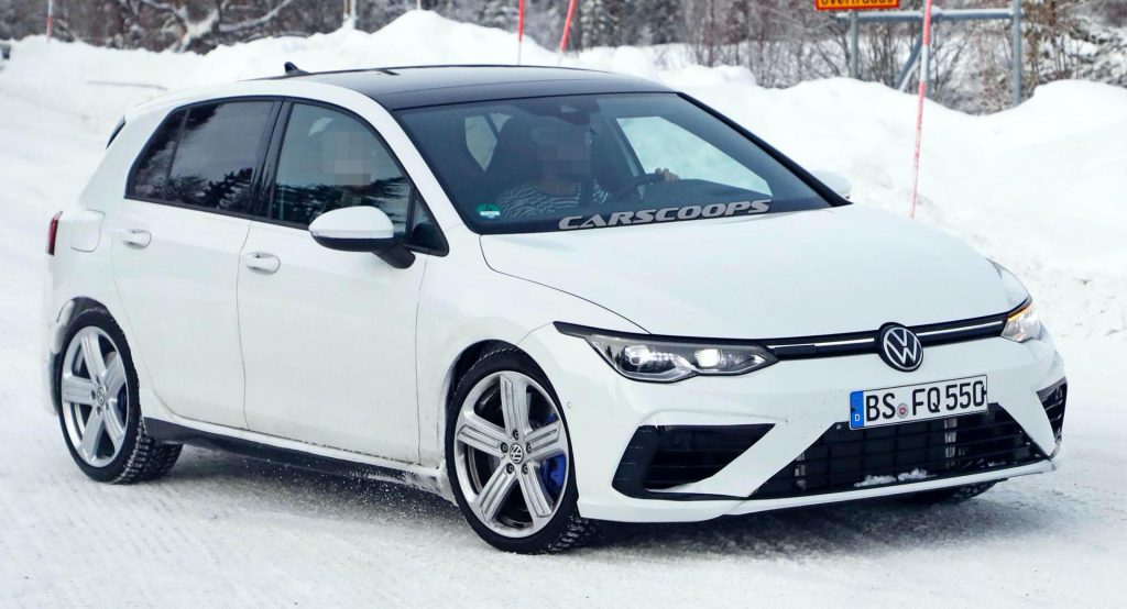  2021 VW Golf R Shows Up Completely Undisguised, Looks Exactly How You Expected