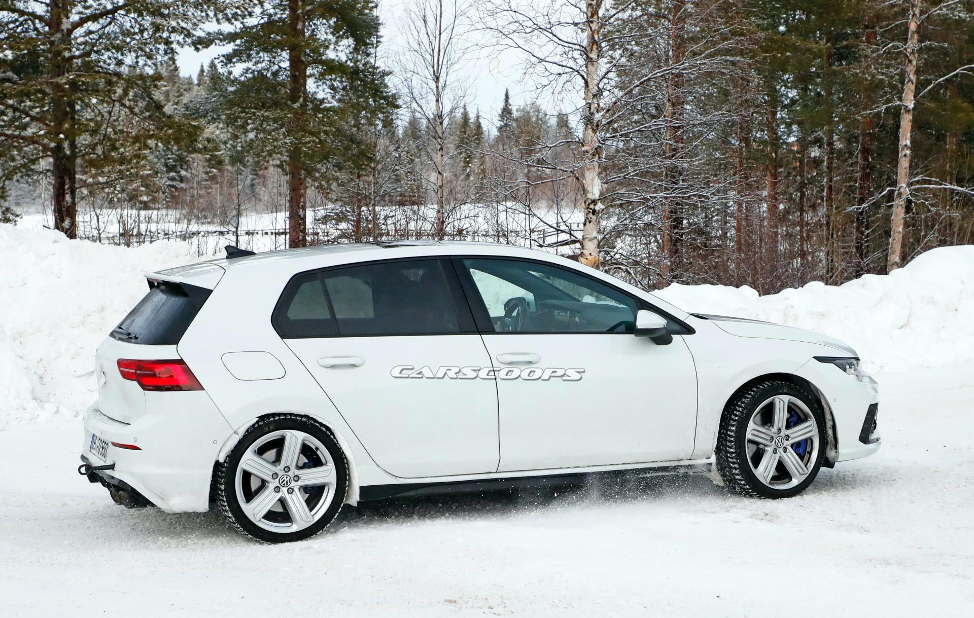 2021 VW Golf R Shows Up Completely Undisguised, Looks Exactly How You Expected