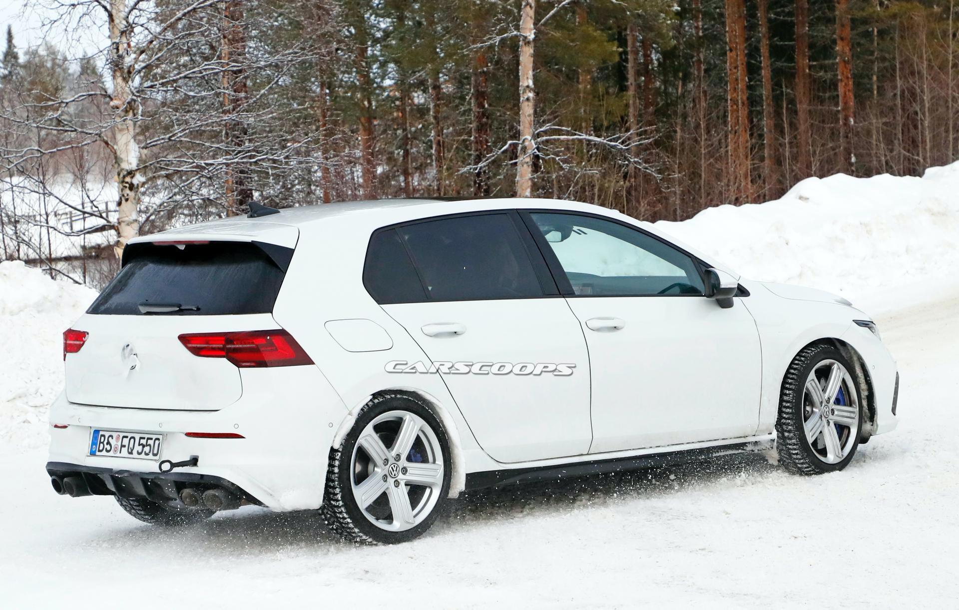 2021 VW Golf R Shows Up Completely Undisguised, Looks Exactly How You Expected