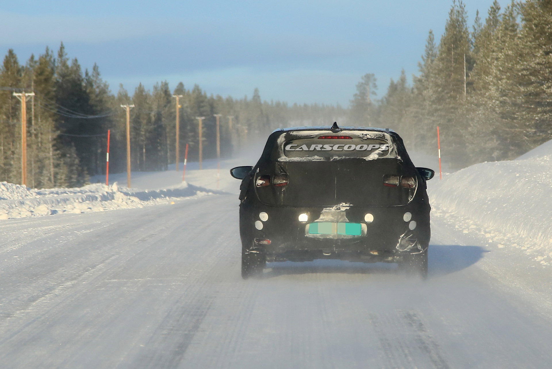 2020 Hyundai i20 Sports Production Lights Under Thick Camo