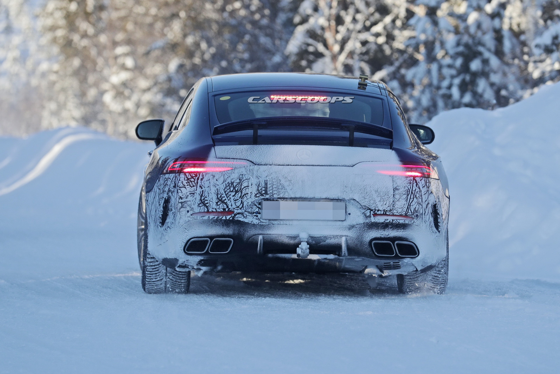 Mercedes-AMG GT ‘73’ Plug-In Hybrid Spied, Could Pack 800+ HP