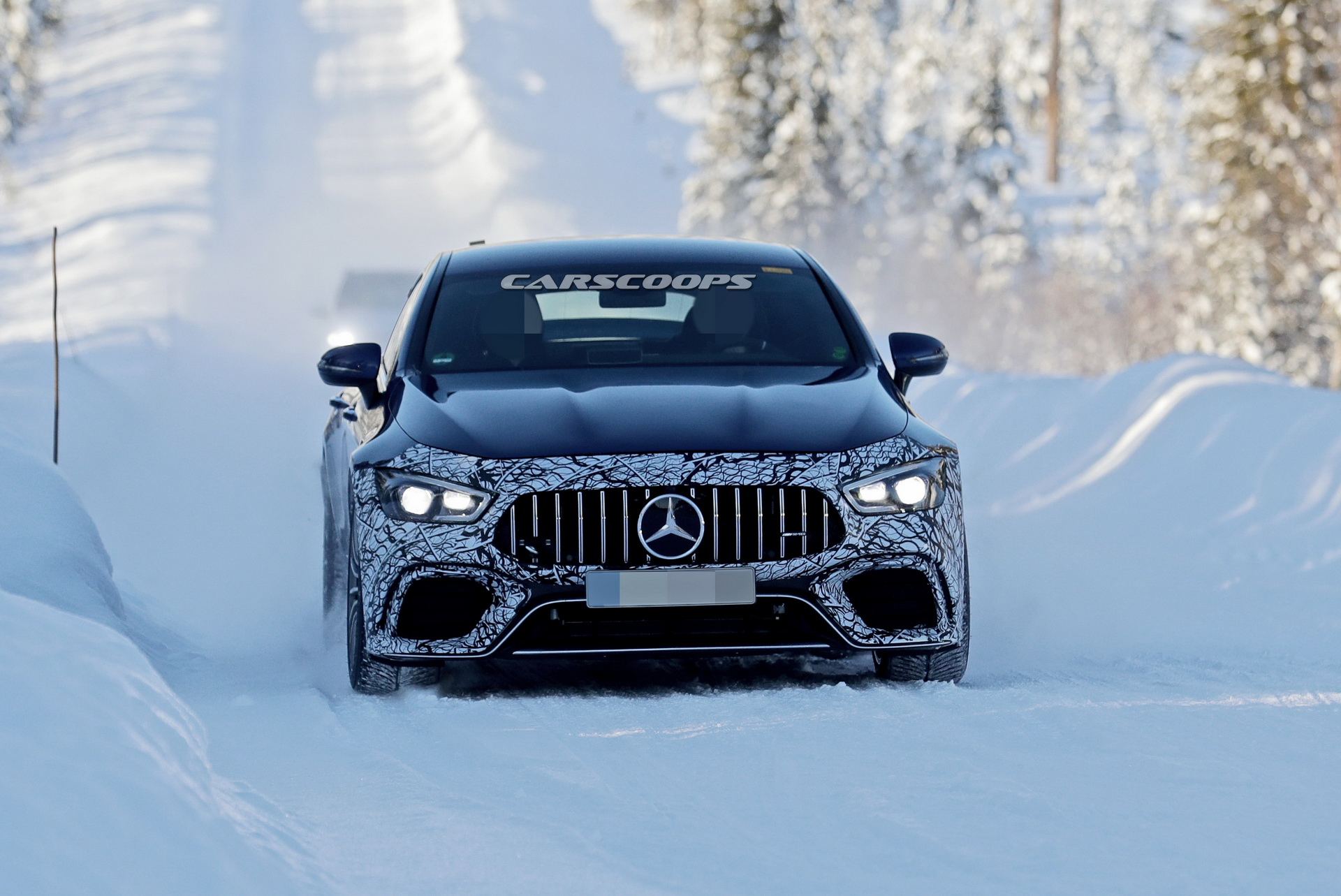 Mercedes-AMG GT ‘73’ Plug-In Hybrid Spied, Could Pack 800+ HP