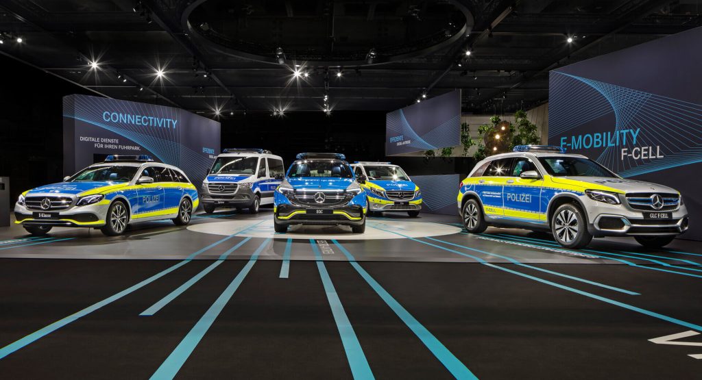 EQC Electric SUV Quietly Leads Mercedes’ New Police Car And Van Proposals