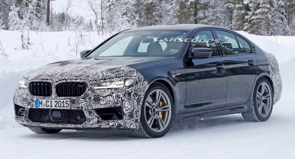 2021 BMW M5 Shows Off New Grille In Latest Spy Photos