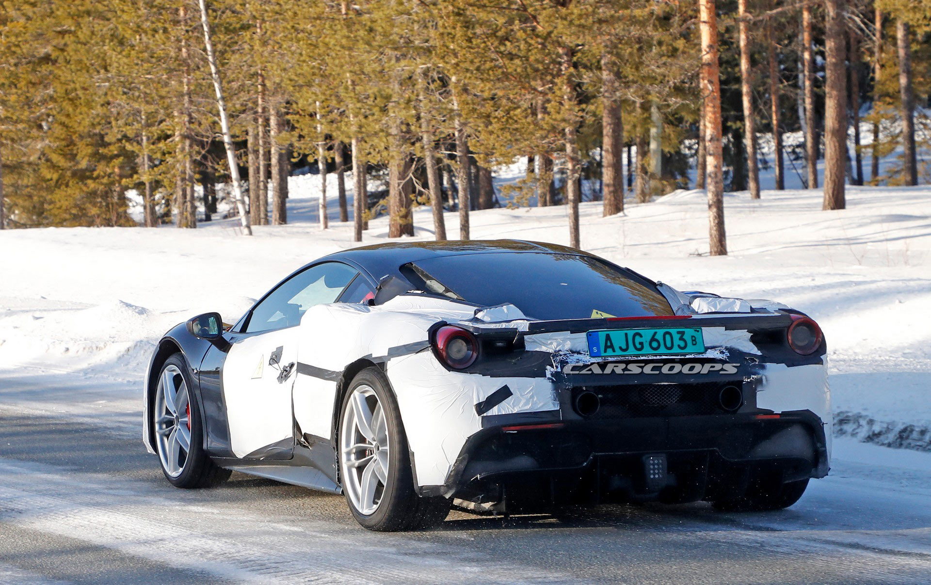 Hybrid Ferrari Mule Spied But What Is It Carscoops