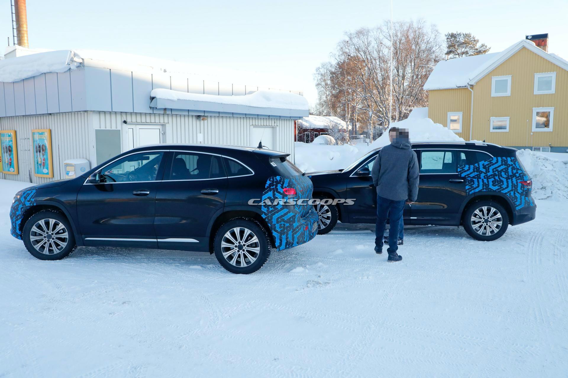 Electric Mercedes EQA And EQB Compact SUVs Show More Skin Than Ever