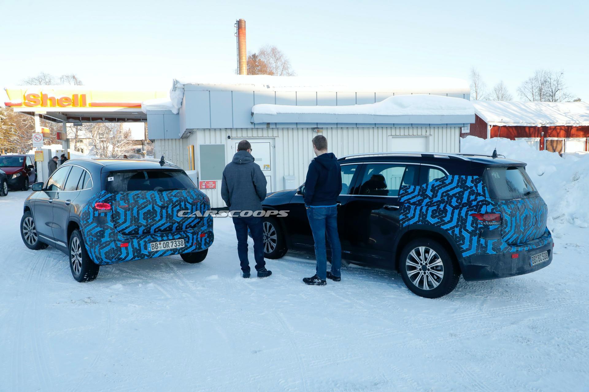 Electric Mercedes EQA And EQB Compact SUVs Show More Skin Than Ever