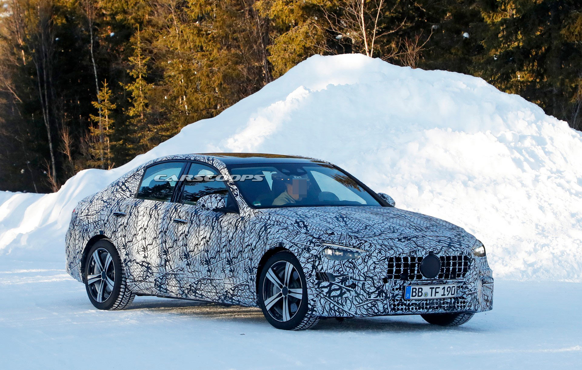 New Mercedes-AMG C-Class Sedan Spied, Could Feature A Hybridized Six-Cylinder Engine
