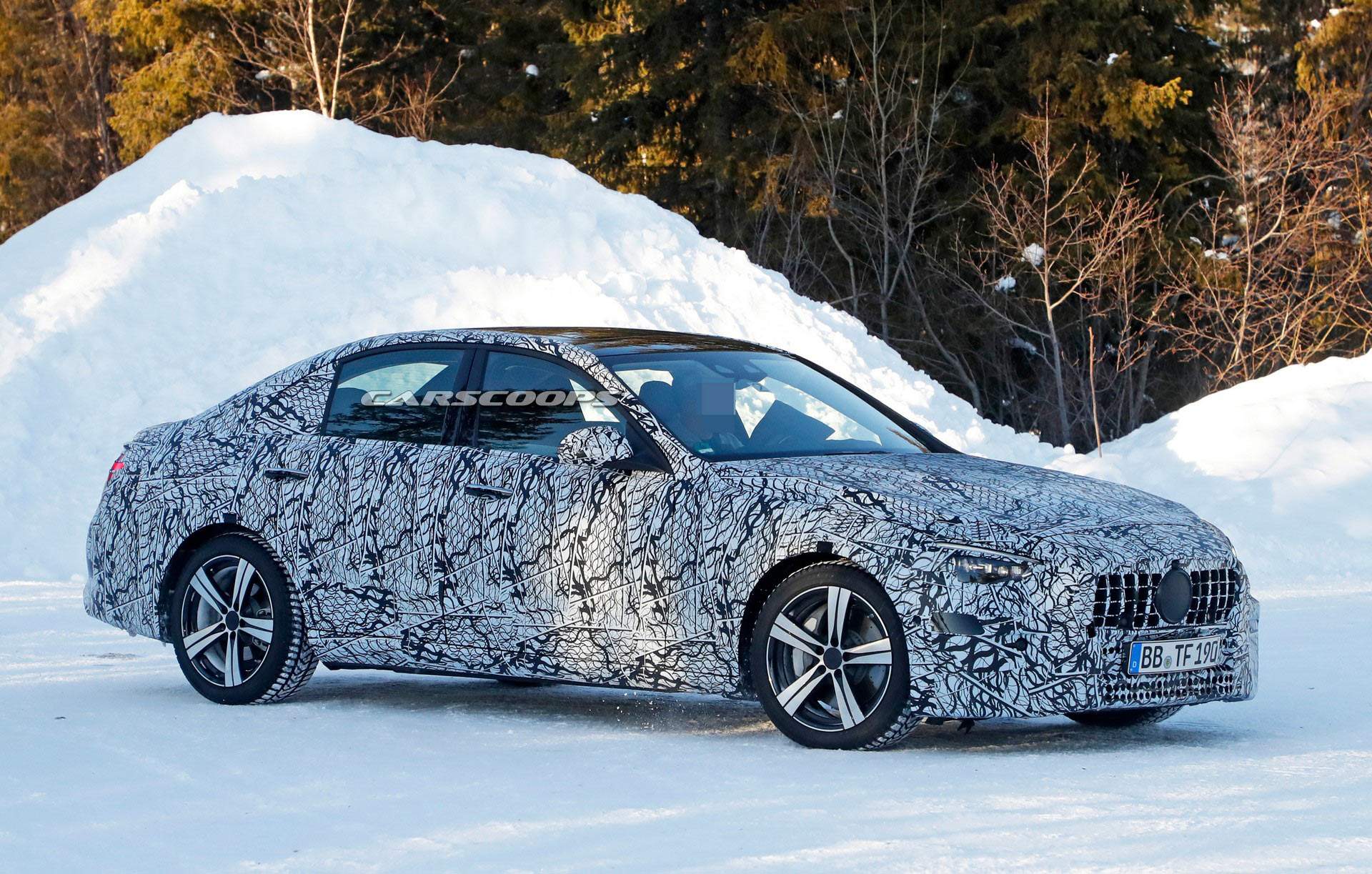 New Mercedes-AMG C-Class Sedan Spied, Could Feature A Hybridized Six-Cylinder Engine