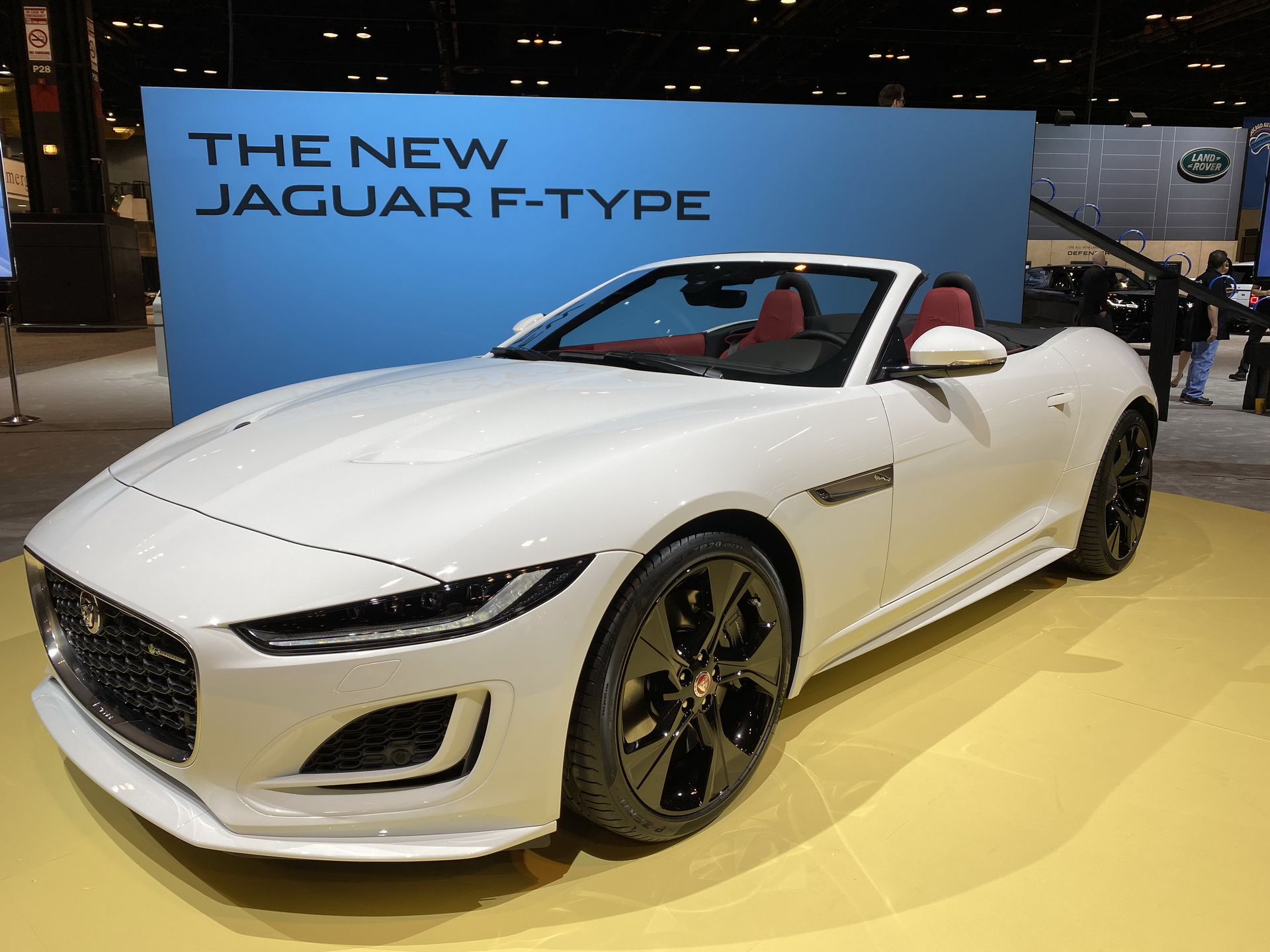 Facelifted 2021 Jaguar F-Type Pounces On Chicago With Its Top Down
