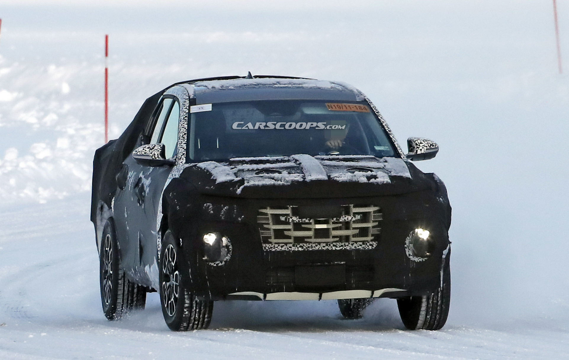 2021 Hyundai Santa Cruz Makes Another Outing Under Thick Camouflage