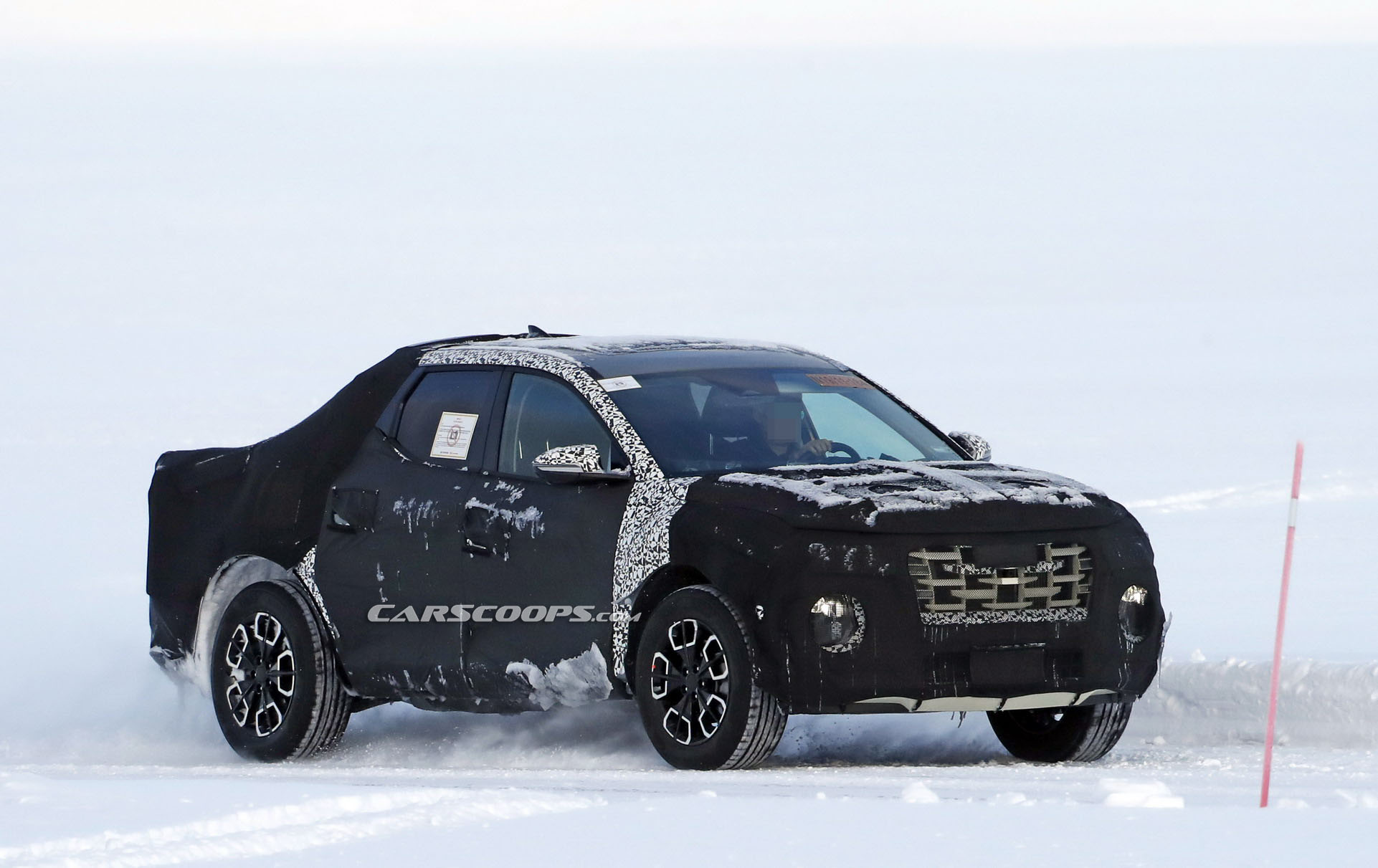 2021 Hyundai Santa Cruz Makes Another Outing Under Thick Camouflage