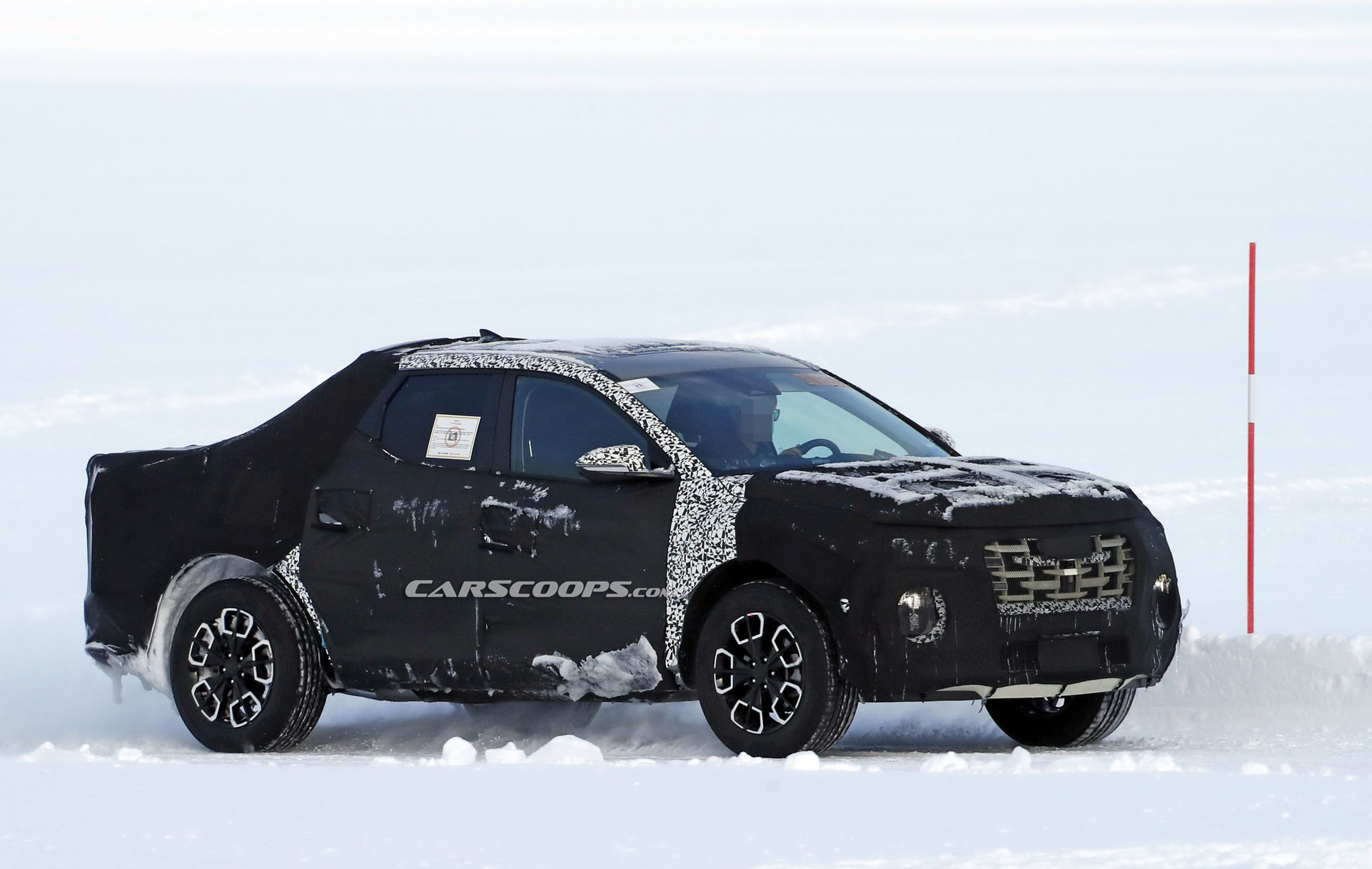 2021 Hyundai Santa Cruz Makes Another Outing Under Thick Camouflage