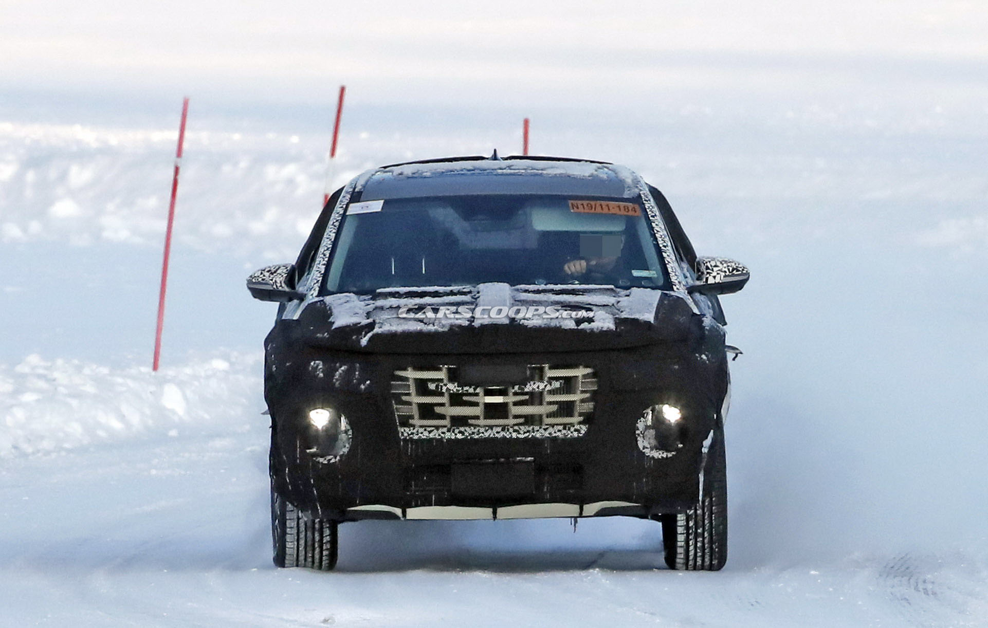 2021 Hyundai Santa Cruz Makes Another Outing Under Thick Camouflage