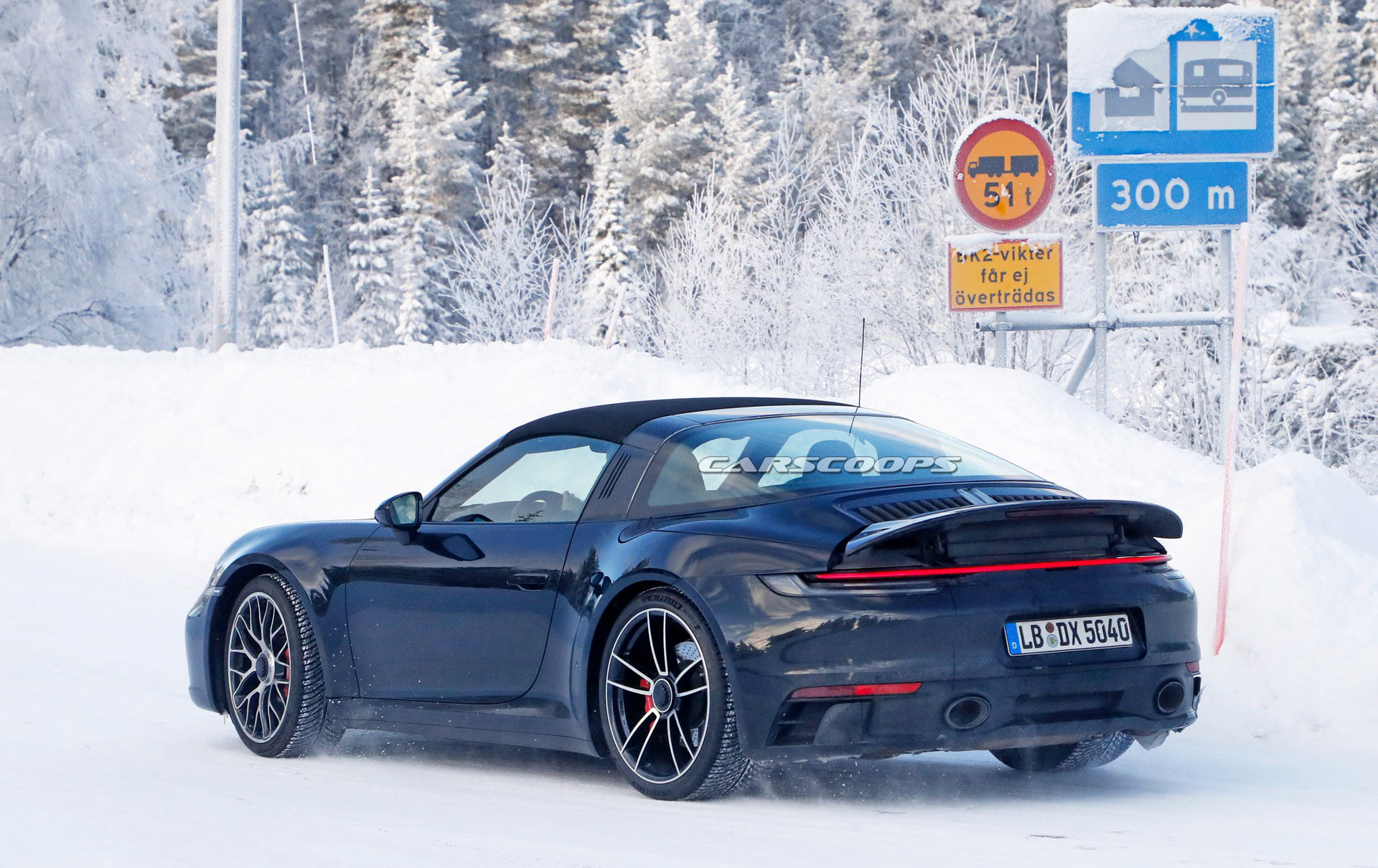 2021 Porsche 911 Targa GTS Spied Undisguised, Could Have Up To 473 HP