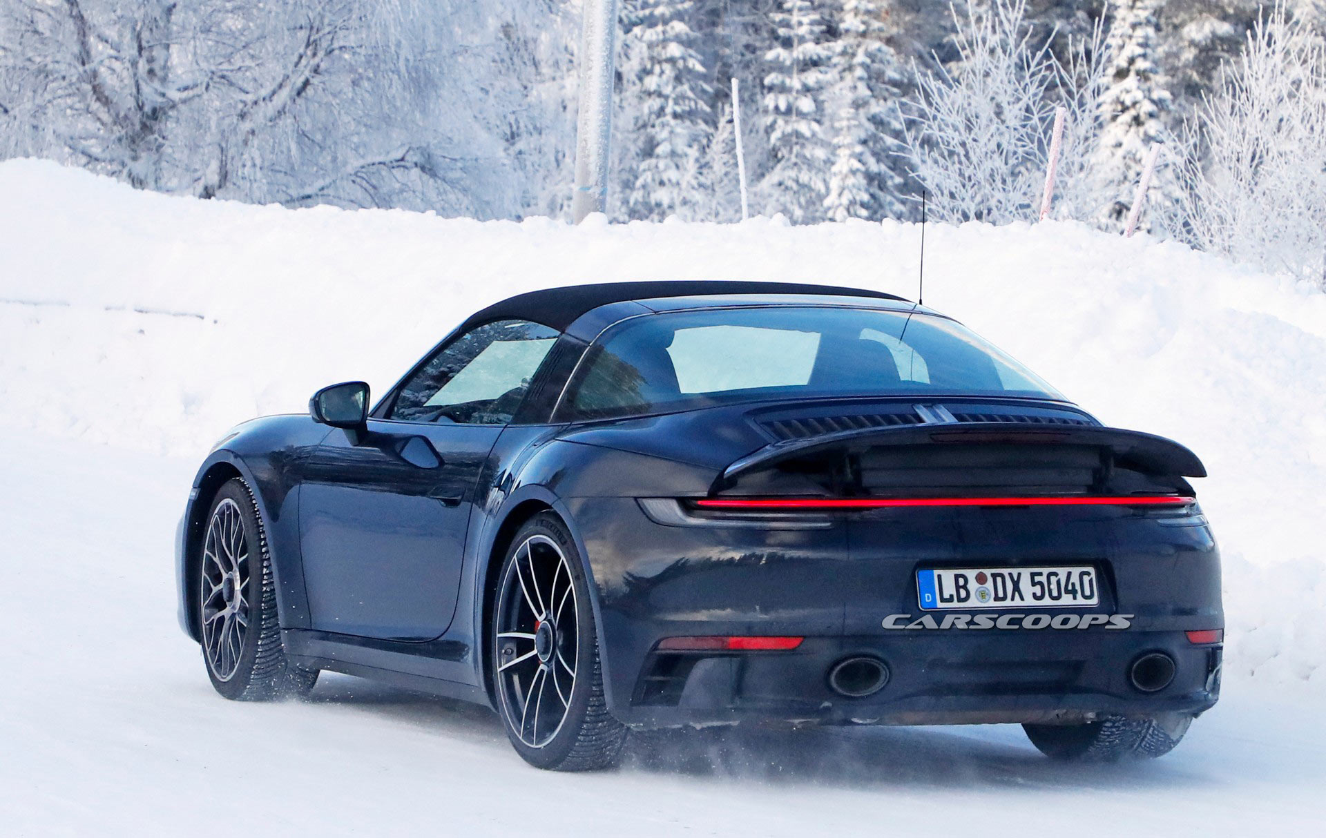 2021 Porsche 911 Targa GTS Spied Undisguised, Could Have Up To 473 HP