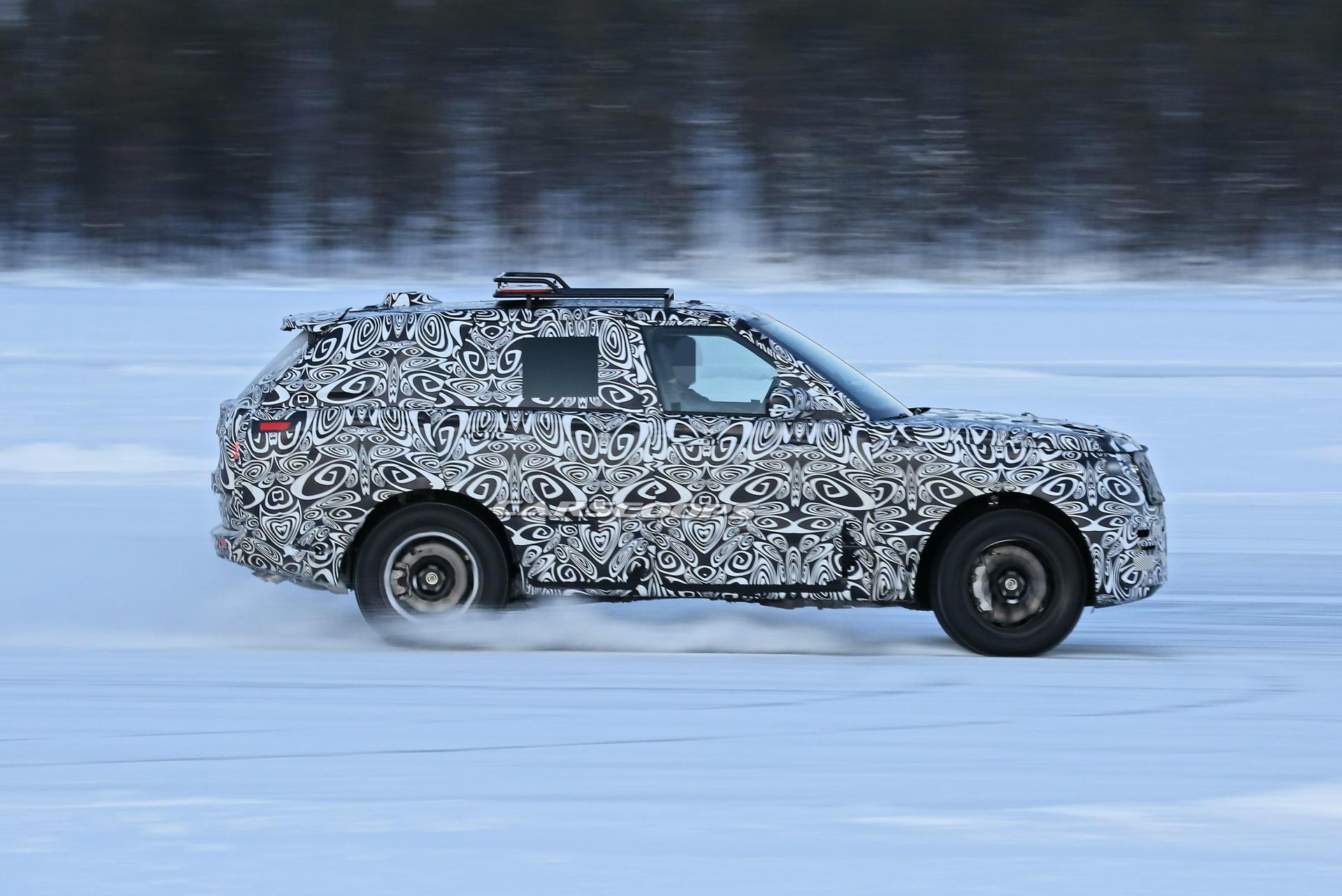 2022 Range Rover Makes Spy Debut In LWB Guise, Will Offer EV Variant