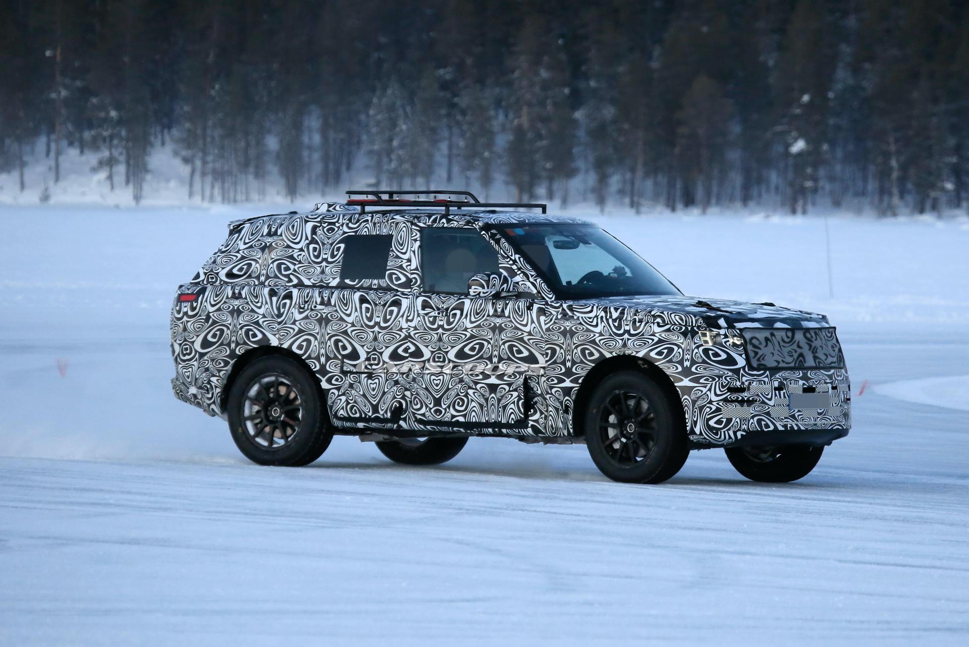 2022 Range Rover Makes Spy Debut In LWB Guise, Will Offer EV Variant