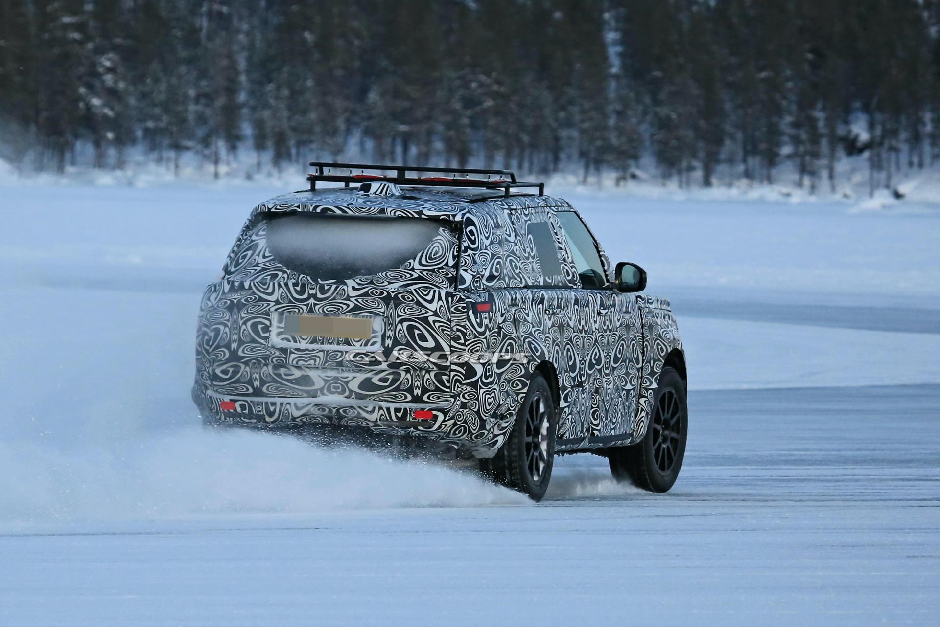 2022 Range Rover Makes Spy Debut In LWB Guise, Will Offer EV Variant