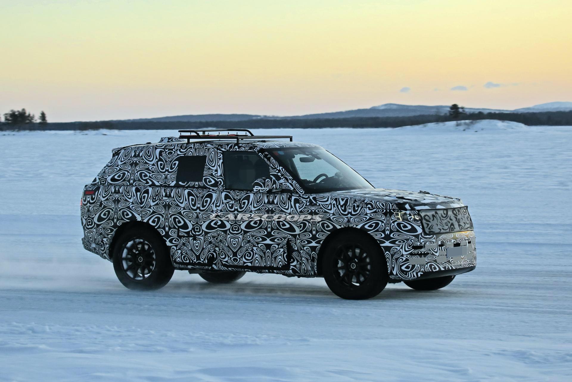 2022 Range Rover Makes Spy Debut In LWB Guise, Will Offer EV Variant