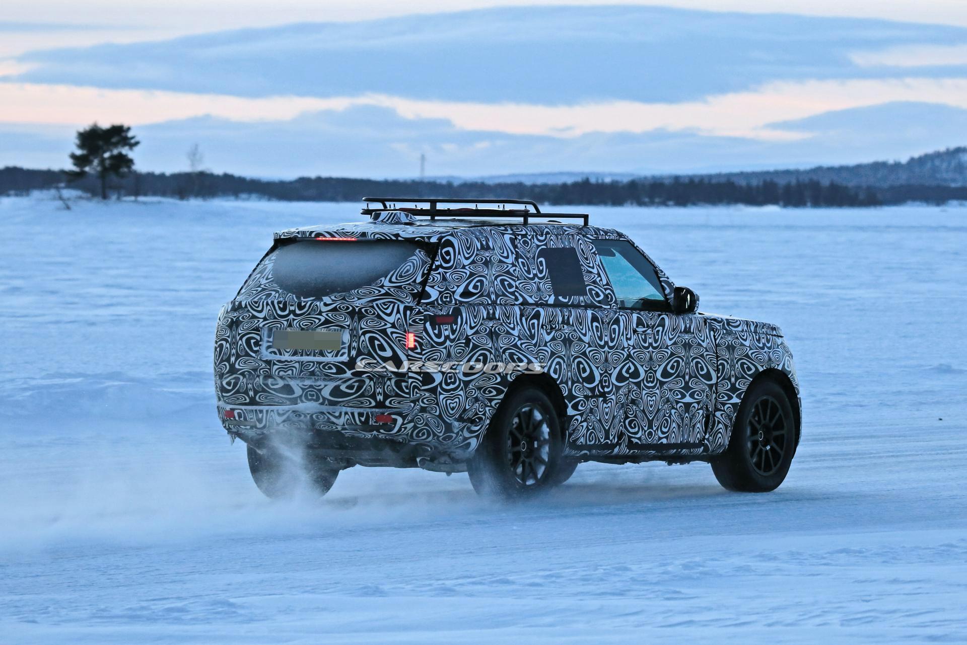 2022 Range Rover Makes Spy Debut In LWB Guise, Will Offer EV Variant