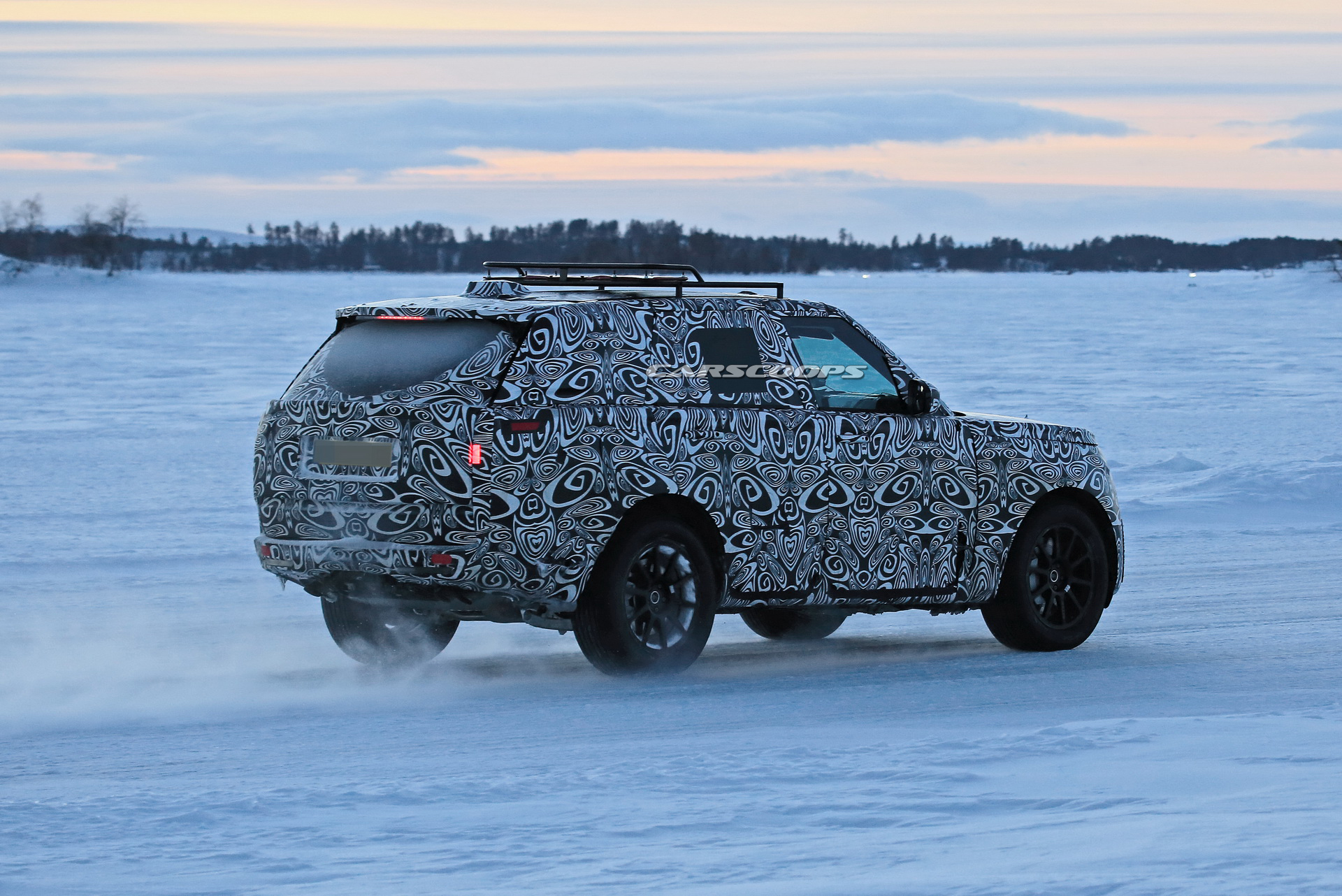 2022 Range Rover Sport Spotted Having Fun On A Frozen Lake