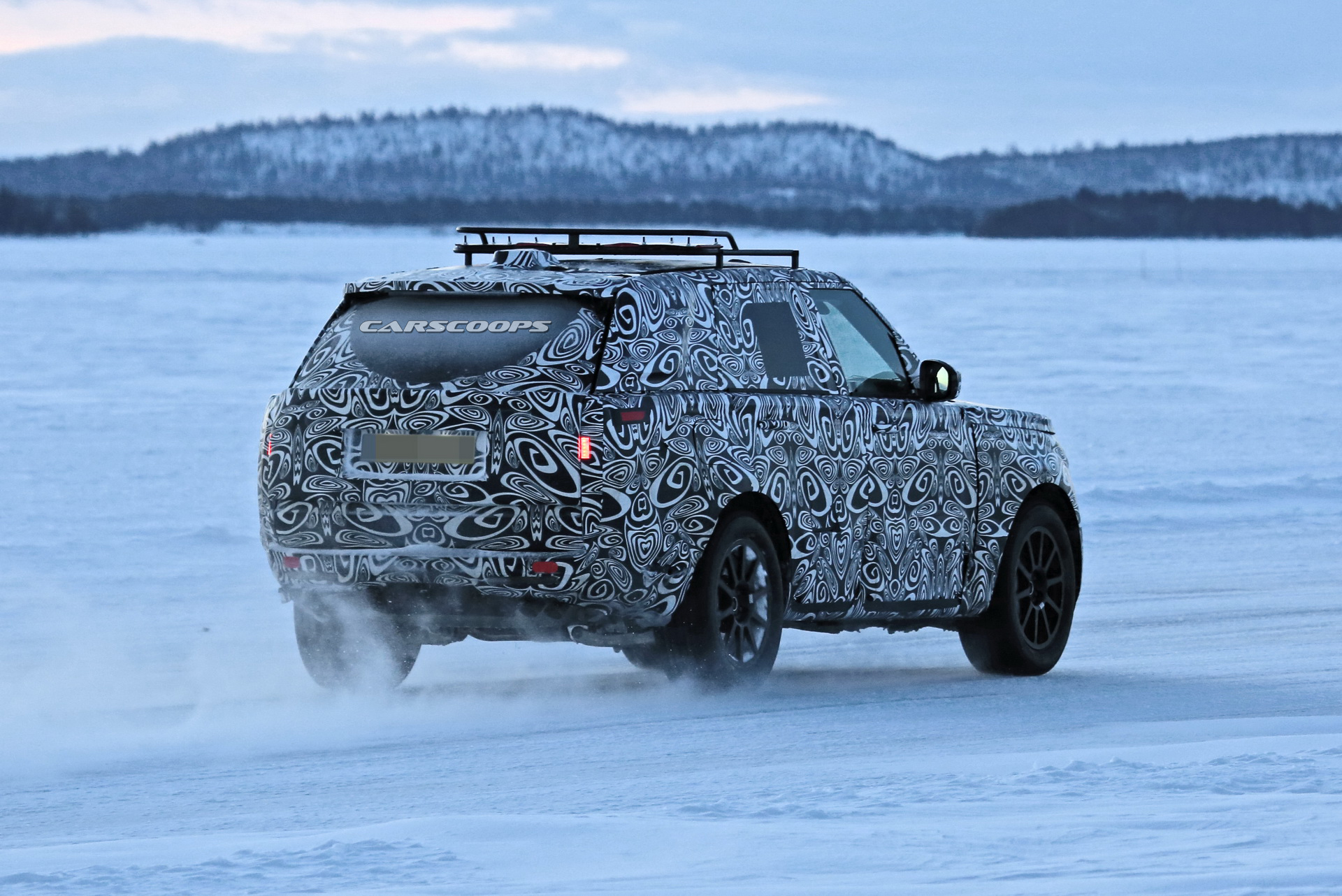 2022 Range Rover Sport Spotted Having Fun On A Frozen Lake