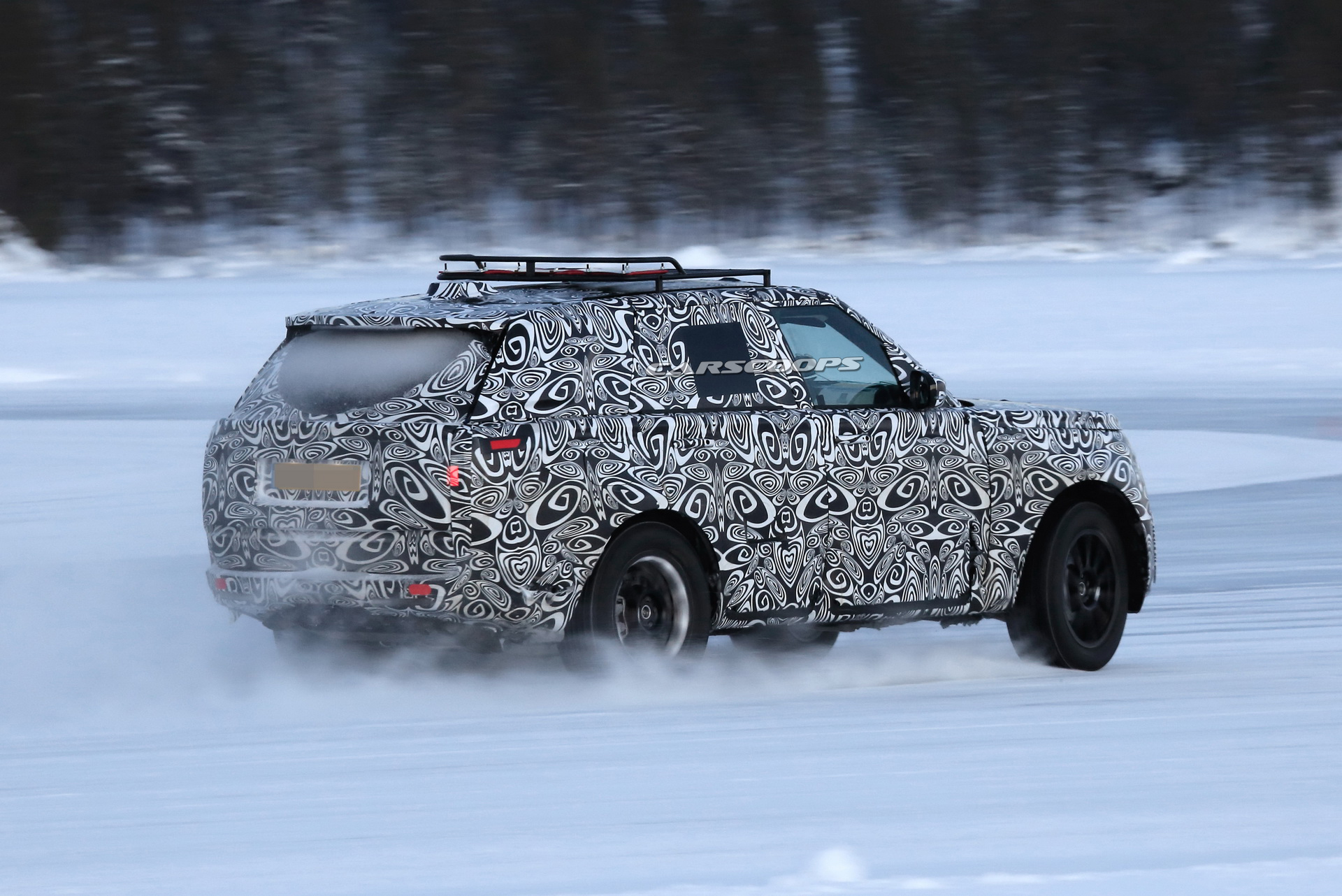 2022 Range Rover Sport Spotted Having Fun On A Frozen Lake