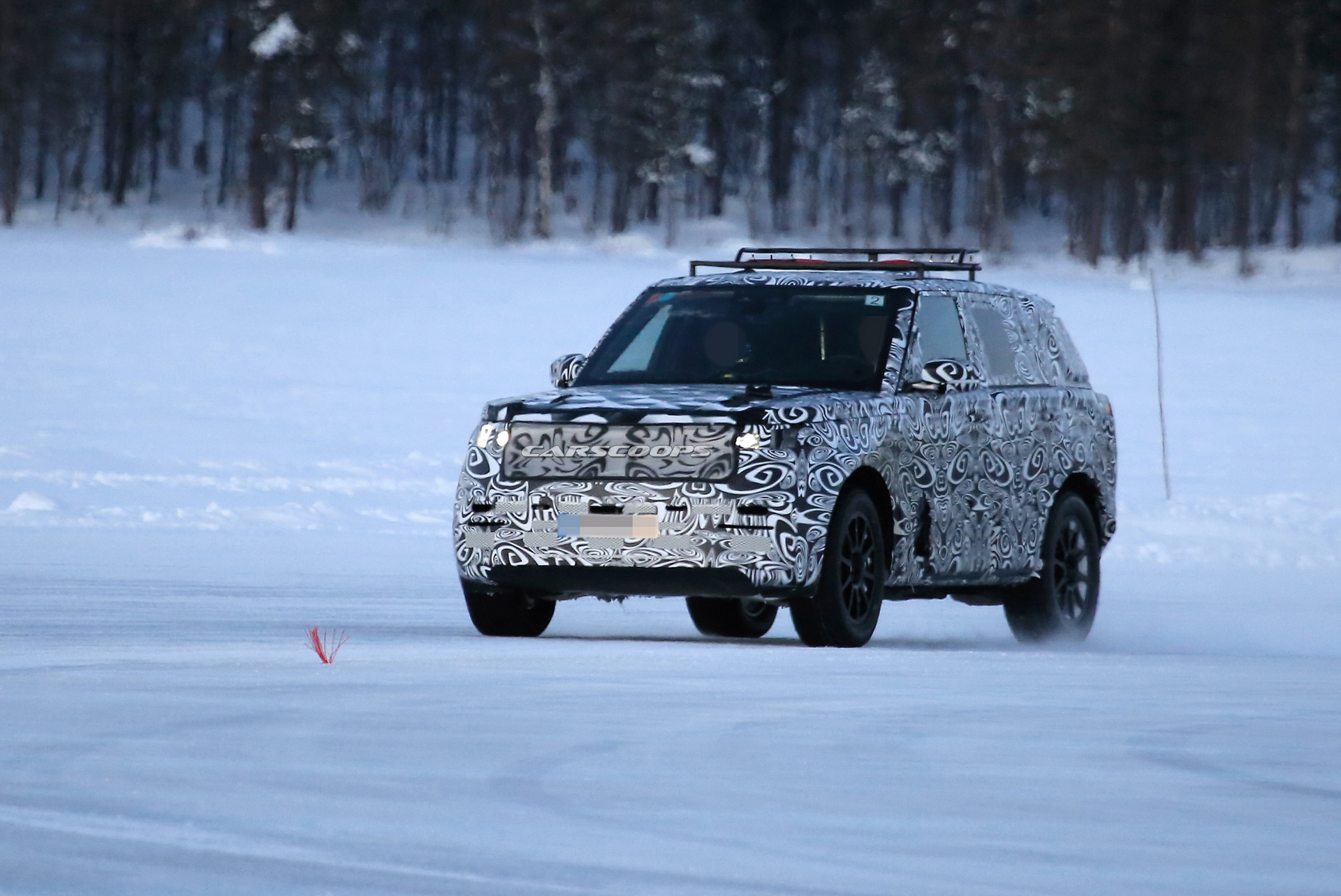2022 Range Rover Sport Spotted Having Fun On A Frozen Lake