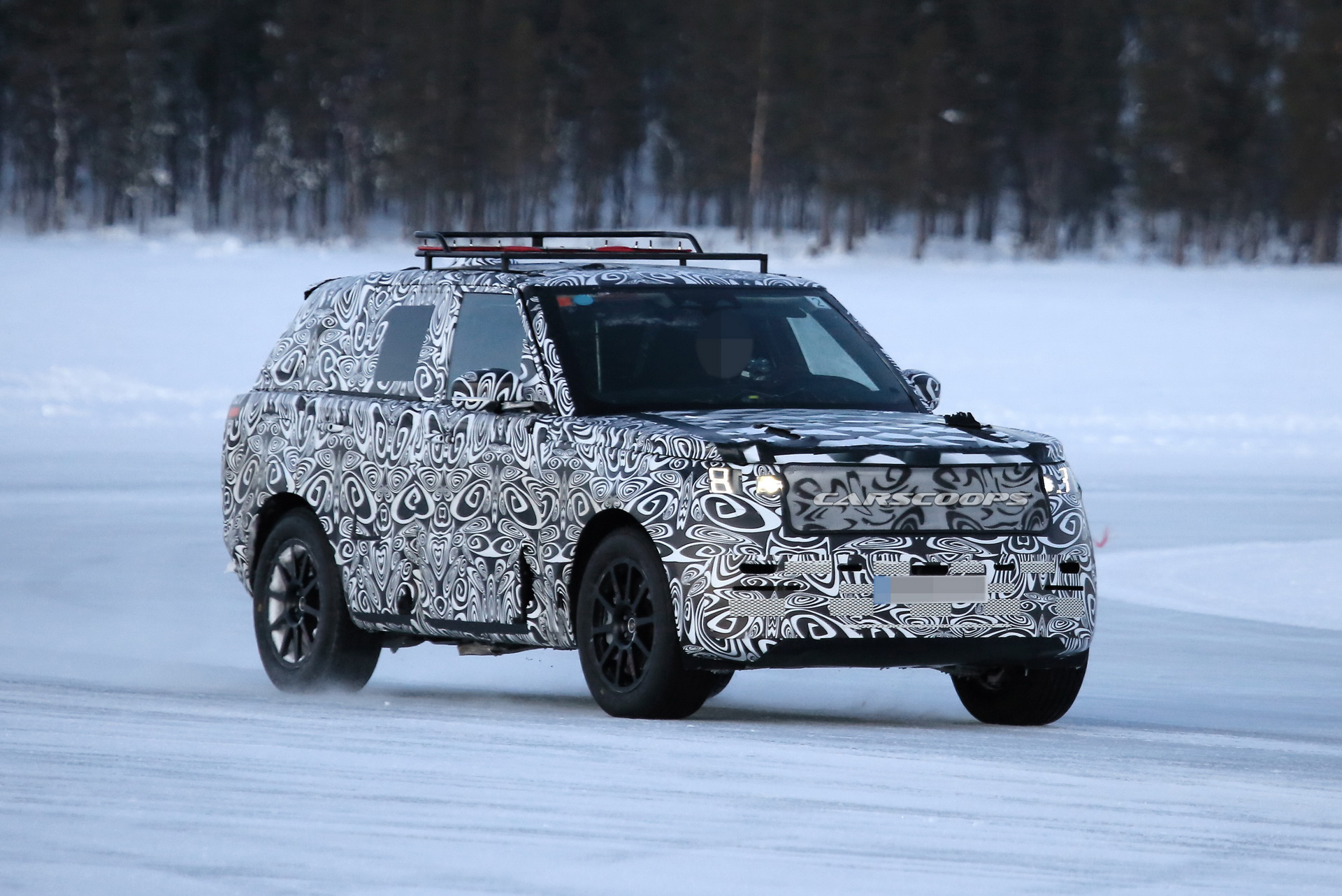 2022 Range Rover Sport Spotted Having Fun On A Frozen Lake