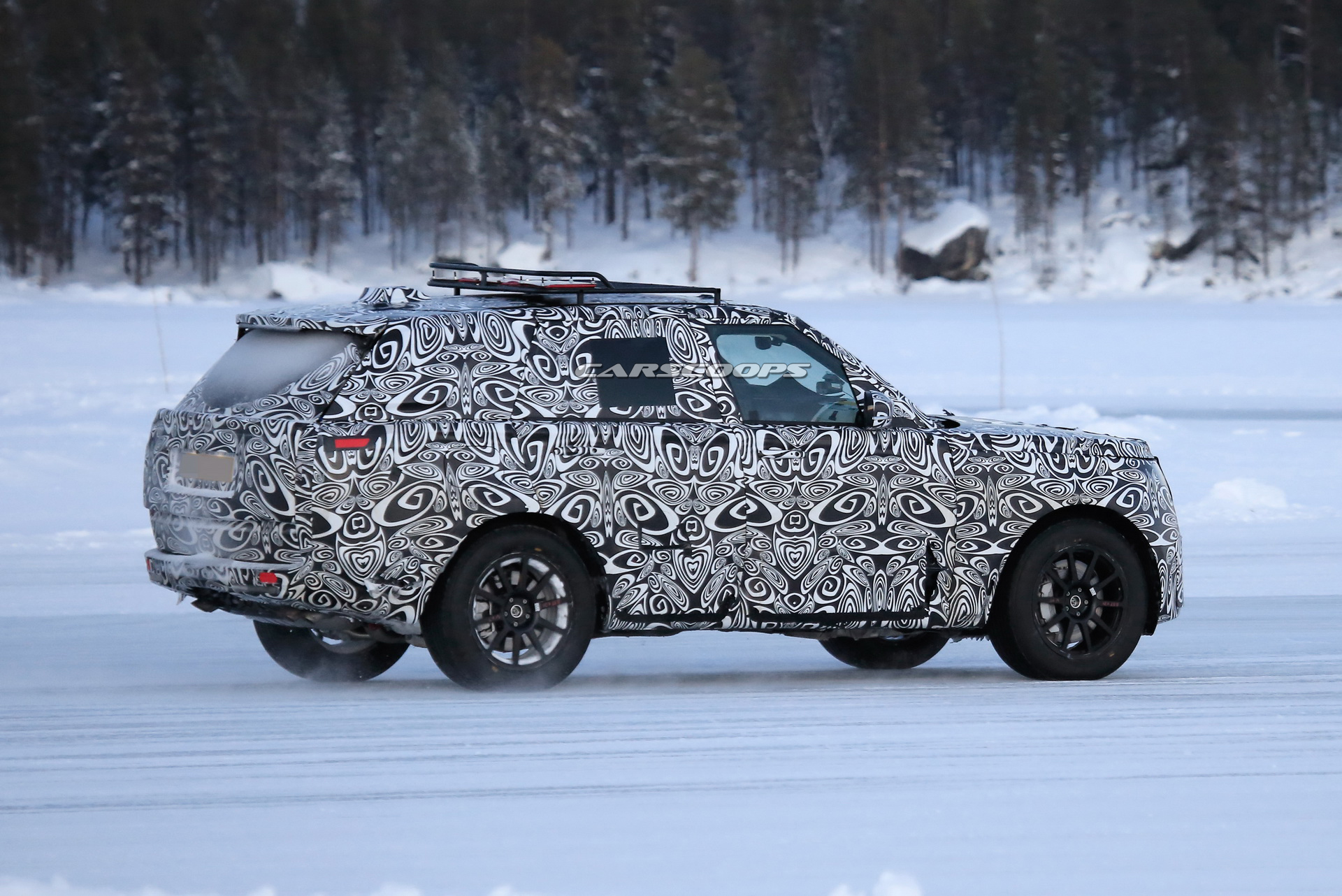 2022 Range Rover Sport Spotted Having Fun On A Frozen Lake