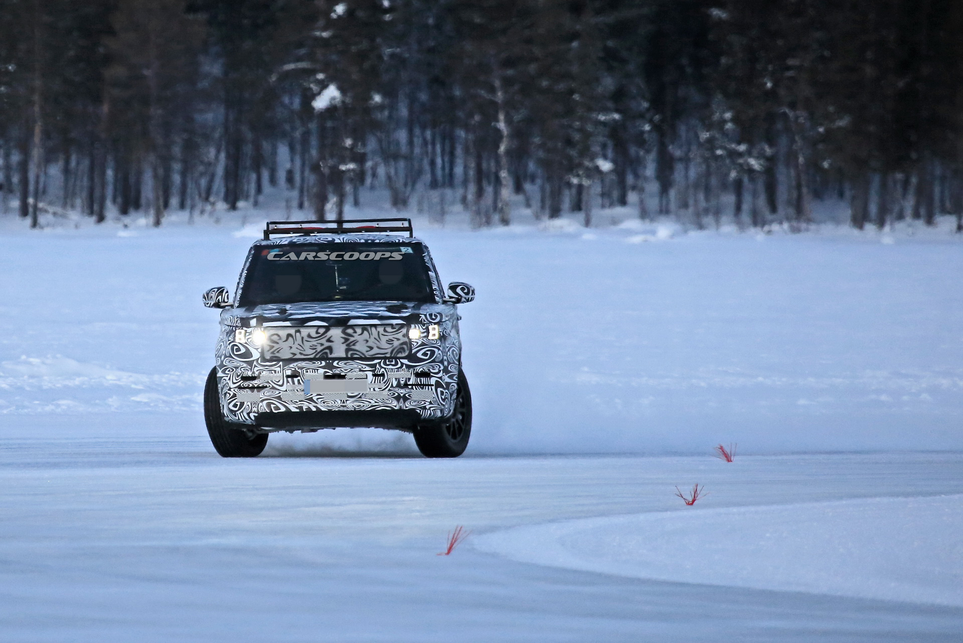 2022 Range Rover Sport Spotted Having Fun On A Frozen Lake